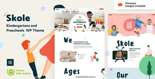 Download Skole-Kids School Theme-Easy Kids Learning Features-Online Education Elementary School Students