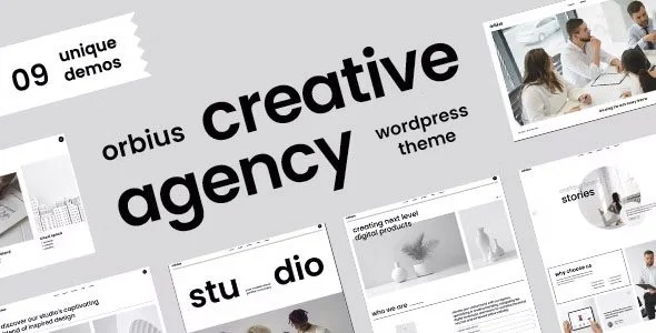 Download Orbius-Creative Agency Portfolio Theme-Digital Marketing Branding Design