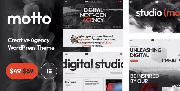Download Motto-Creative Agency Startup Theme Modern Design Professional Features Digital Marketing Business Growth