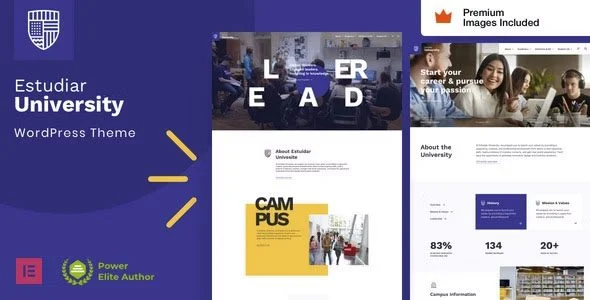 Download Estudiar University WordPress theme-Elegant Education Design Modern Campus Free