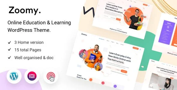 Download Zoomy-LMS Education Theme-Easy Learning Management-Education Course Platform-School Digital Solution