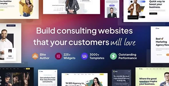 Download Rise Business Consulting WordPress Theme Professional Marketing Agency Freelancer Expert