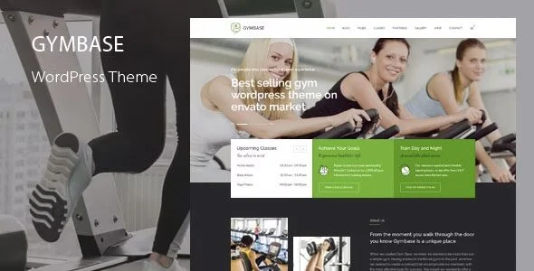 Download GymBase-Premium Gym Fitness Theme for GYM Business Club Websites