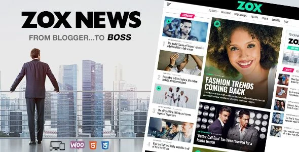 Download Zox News-Premium News Magazine Theme-Easy Customization SEO Friendly Responsive Design
