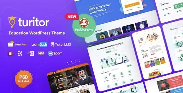 Download Turitor-Education Theme-Responsive Design-Easy Setup-Digital Learning-Free