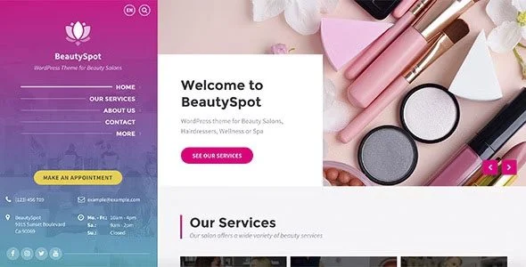 Download BeautySpot-Premium Beauty Salon Design-Elegant Stylish Modern