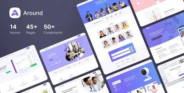 Download Around-Professional Business Solutions-Modern Design-Elegant UI