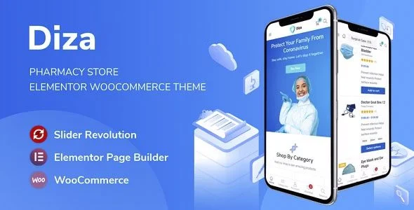 Download Pharmacy Store Elementor WooCommerce Theme for Online Drugstores, Free Premium Templates, SEO Friendly Pharmacy Designs