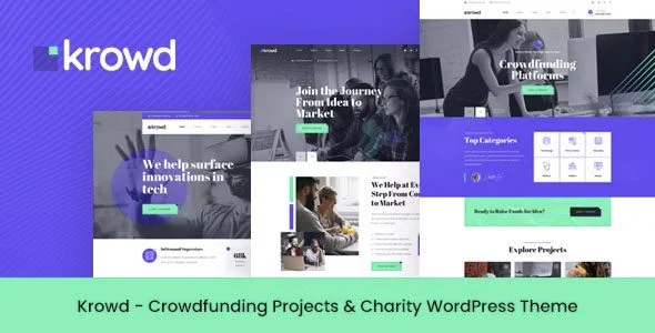 Download Krowd Crowdfunding & Charity Theme - Social Fundraising & Nonprofit - Free Download