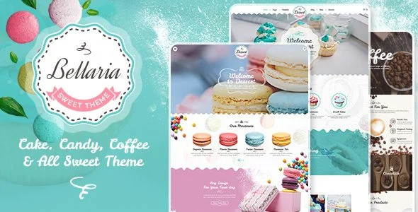 Download Bellaria-Fantasy Cakes Bakery Theme-Professional Designs-Premium Download