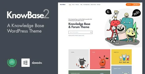 Download KnowBase A Helpdesk bbPress Theme Customer Support Community Forum