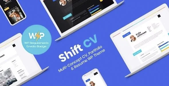Download ShiftCV-Modern Blog Resume Portfolio Theme Creative Professional Freelancer Developer