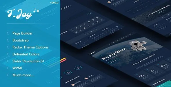 Download T.Joy Astronomy Theme-Responsive Design-Deep Space Blogging Celestial Journey