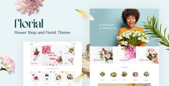Download Flower Store WooCommerce Theme - Elegant floral designs - SEO optimized shop - Free premium options