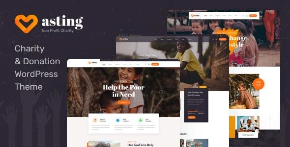 Download Asting Charity Donation Theme - Donations & Fundraising Nonprofit Support
