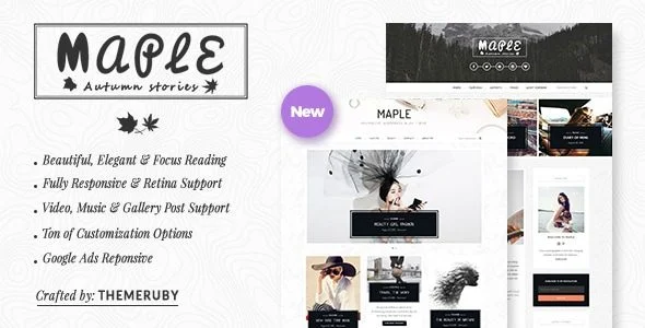 Download Maple-Responsive Blog Design-FREE Premium Theme for Creative Professionals
