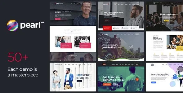Download Pearl Premium Business Theme for Professional Companies with Advanced Features Industry Solutions Modern Design