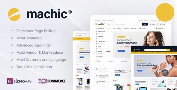 Download Machic - Multipurpose WooCommerce Theme for E-commerce Growth - Shopify Integration Premium