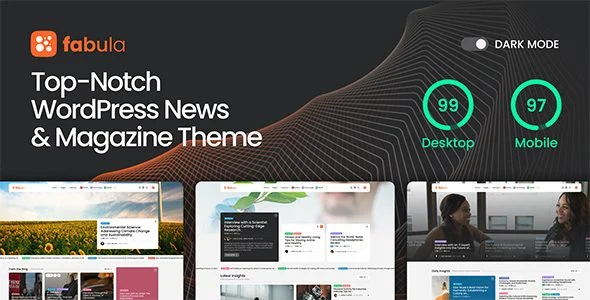 Download Fabula News & Magazine Theme for Digital Publishing, SEO Optimization, Custom Layouts, Social Sharing, Free Download