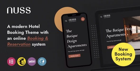 Download Nuss-Hotel Booking, Easy Reservations, Premium Features, SEO Optimized, User Friendly