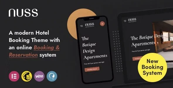 Download Nuss-Hotel Booking, Easy Reservations, Premium Features, SEO Optimized, User Friendly