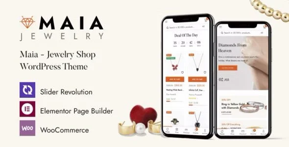 Download Maia Jewelry Shop Theme - Elegant Design-Handmade Jewelry Showcase-Premium Support