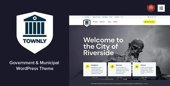 Download Townly-Government Municipal Theme-Local Admin-Social Integration-Premium