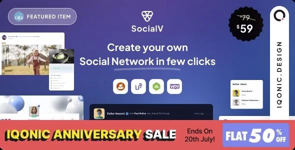 Download SocialV-Social Community Theme-Engagement Growth Conversion User Experience