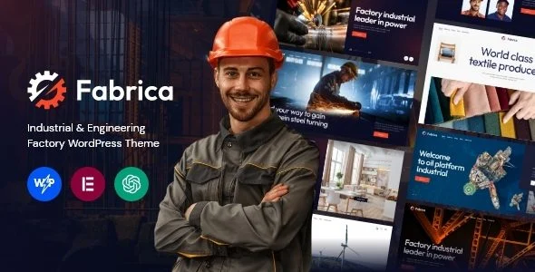 Download Fabrica-Industrial Factory Theme-Modern Manufacturing Creative Business Download Free Premium