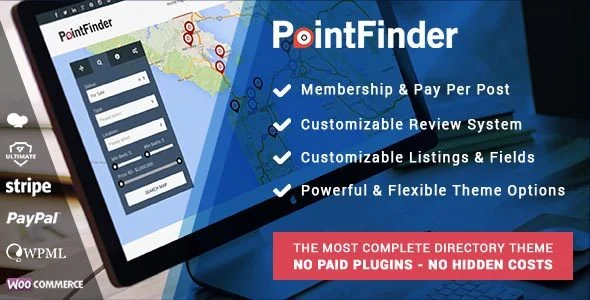 Download PointFinder-Directory Business Real Estate Community Local Listings Free