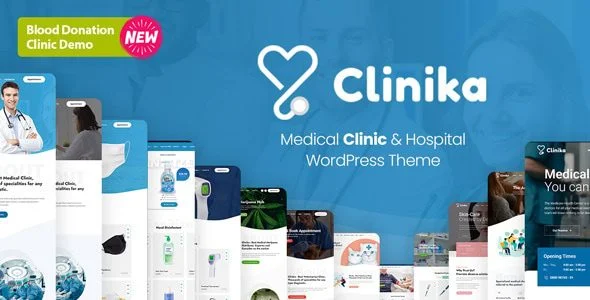 Download Clinika-Premium Medical Clinic Theme Advanced Features Professional Design Modern Interface