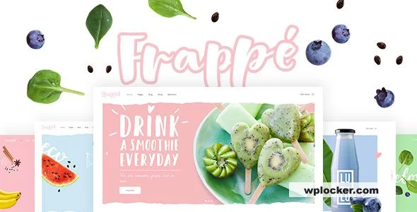 Download Frappé-Smoothie Juice Bar Organic Food Theme Healthy Fresh Business