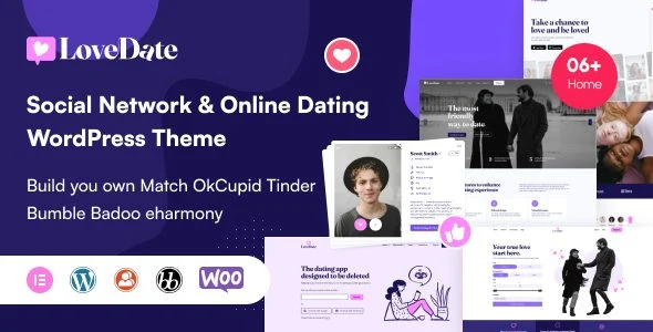 Download LoveDate-Social Dating Network for Dating Sites-Online Profiles Matchmaking User Engagement