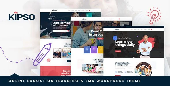 Download Kipso-Education LMS Theme-Online Course Platform-School Management