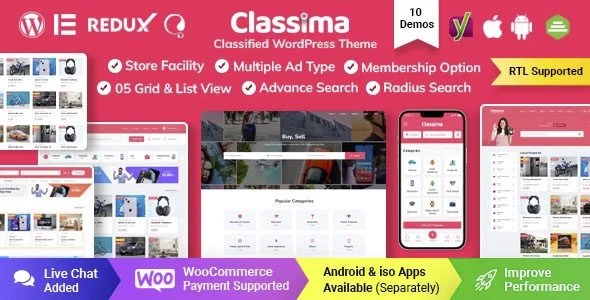 Download Classima Premium - Responsive Classified Ads Theme - Real Estate Job Online Market