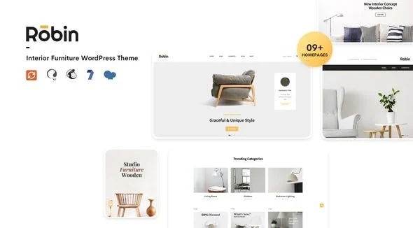 Download Robin Premium - Modern Furniture Shop WooCommerce - Elegant Design, SEO Optimized, Fast Loading