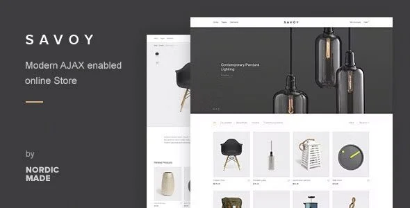 Download Savoy-Premium Minimalist AJAX e-Commerce Customizable SEO-Friendly