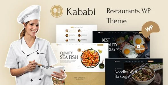 Download Kababi Restaurant Theme-Free Modern Dining Design-Responsive Food Blog Layout