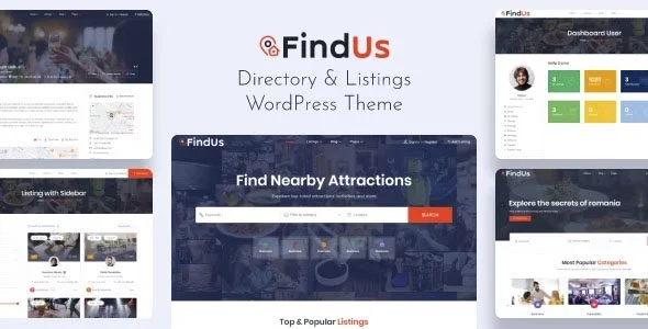 Download Findus Directory Theme-Free Multi-purpose Listing Site