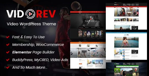Download VidoRev-Premium Responsive Design-Motion Graphics Blog Videos