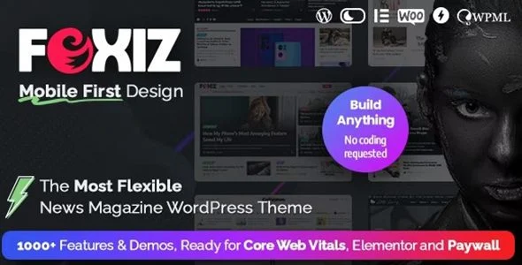 Download Foxiz-Premium Newspaper Magazine Themes-Responsive Design-News Portal-Elegant UI
