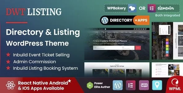 Download DWT - Directory Listing Theme - Business Directory - Real Estate - Local Listings - Premium