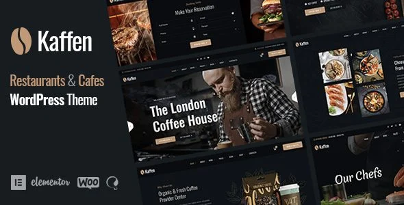 Download Kaffen-Modern Cafe Restaurant Design-Responsive UI Business Aesthetics