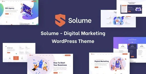 Download Solume-Professional Digital Marketing Theme-SEO Friendly-Responsive Design-Free