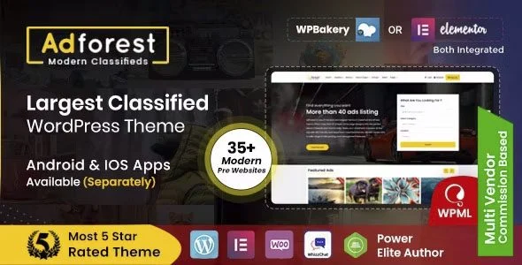 Download AdForest-Premium Classified Ads Theme for Real Estate Jobs Freelance Marketplaces