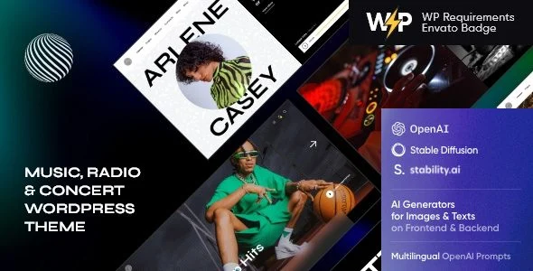 Download Verse-Modern Music Radio Concert Theme-Online Events Live Shows Music Blog