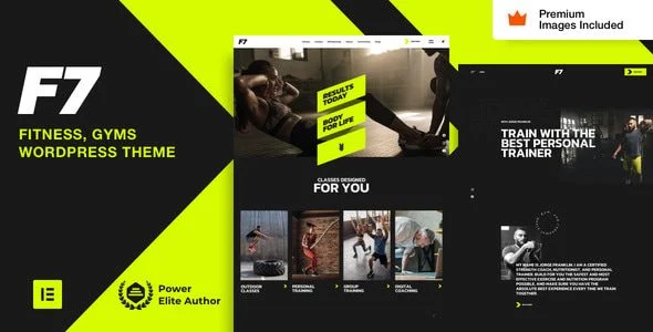 Download F7 Premium Gym Theme - Modern Design - Fitness Club Ready - Business Oriented