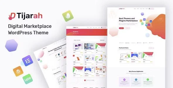 Download Tijarah Digital Marketplace WooCommerce Theme for E-commerce Growth-B2B Multi Vendor SEO Optimized