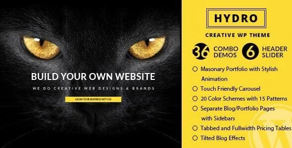 Download HYDRO One Page Portfolio Creative Design Professional Business