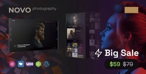 Download Novo-Premium Photography Theme-Professional Design-Photography Portfolio-Blog Layout